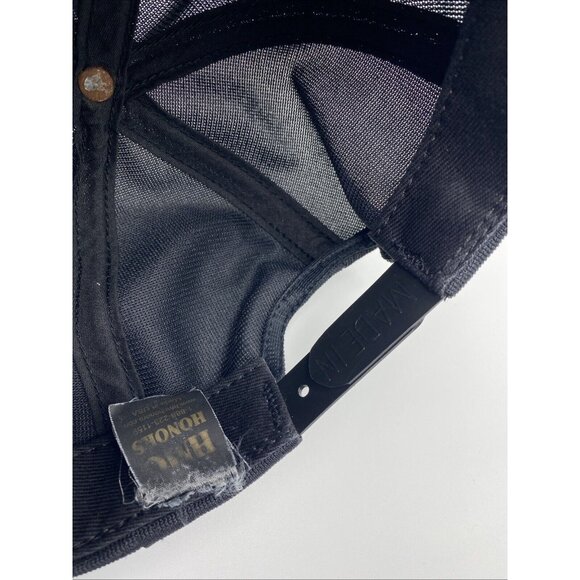 Korea Veteran Black Baseball Cap Hat Snap-back OSFM Vet Military Service - Picture 7 of 13